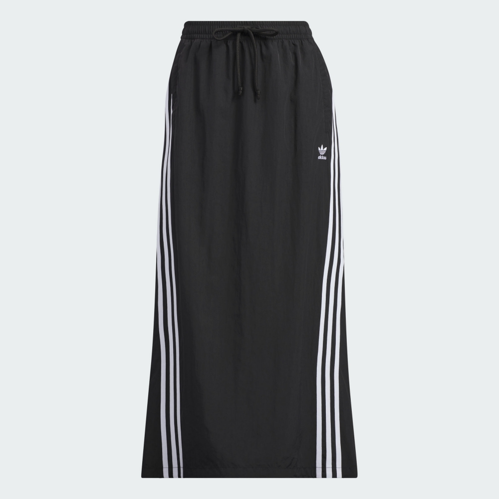 【SHA】adidas Originals 女款 休閒 運動 抽繩 口袋 工裝長裙 三線 長裙 JC6123