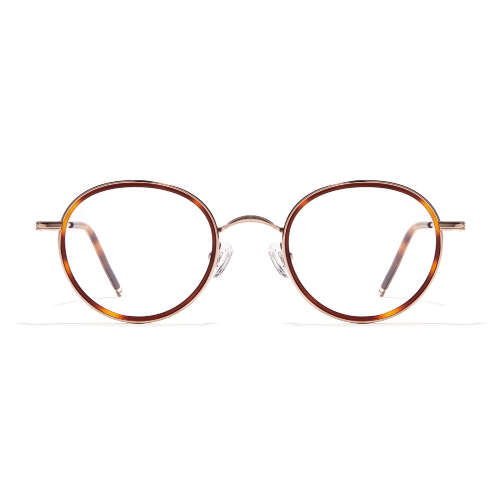 CARIN 光學眼鏡 HAYDEN C3 圓框 - 金橘眼鏡