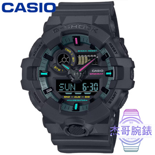 【杰哥腕錶】CASIO 卡西歐G-SHOCK 運動潛水電子錶-黑 / GA-700MF-1A (台灣公司貨)