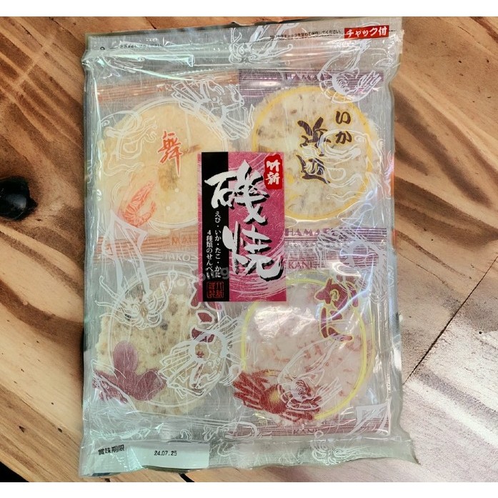 🐾 竹新製果 竹鮮海鮮餅 4種海鮮米果 蝦餅 海鮮餅 餅乾