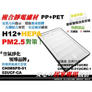 【醫用級】H13 3M 超濾淨 10坪 清淨機 濾網 濾心 同 CHIMSPD-01/02UCF CA 02UCLC-1
