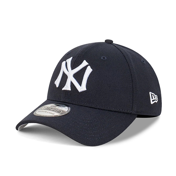 【NEW ERA】MLB 紐約 洋基 復古 LOGO 39THIRTY 丈青色 全封 老帽【ANGEL NEW ERA】