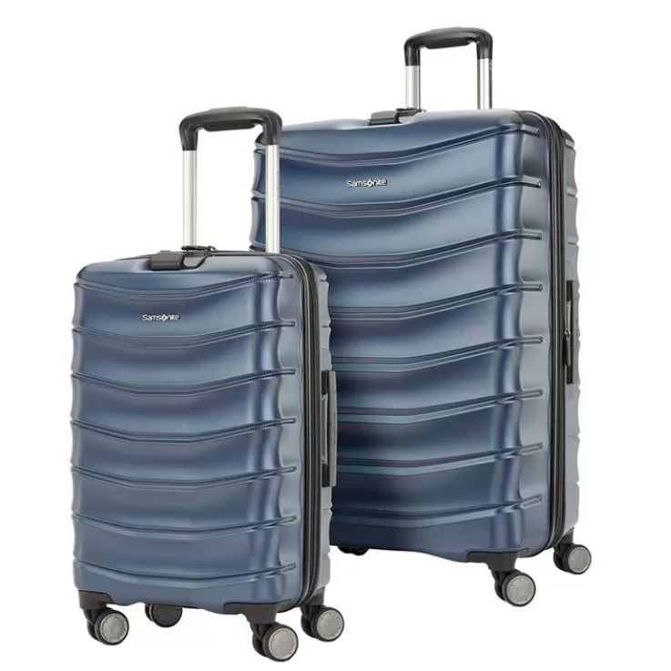 【goose鵝妹莉卡】Samsonite Amplitude 2.0 22吋 + 29吋 行李箱兩入組 藍色