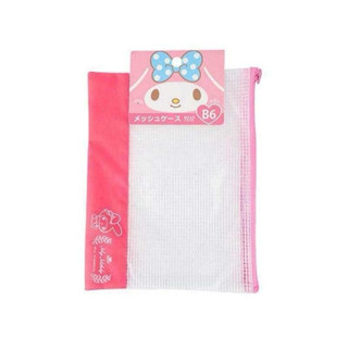 ［翹鬍子］臺灣 三麗鷗 melody 美樂蒂 防水 化妝包 收納包 拉鏈包 萬用包 小物包 扁袋 筆袋