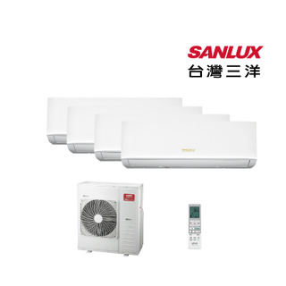 SANLUX台灣三洋 一級變頻冷暖分離式1對4冷暖型 SAC-XV125HR(23坪內任搭)請詢問