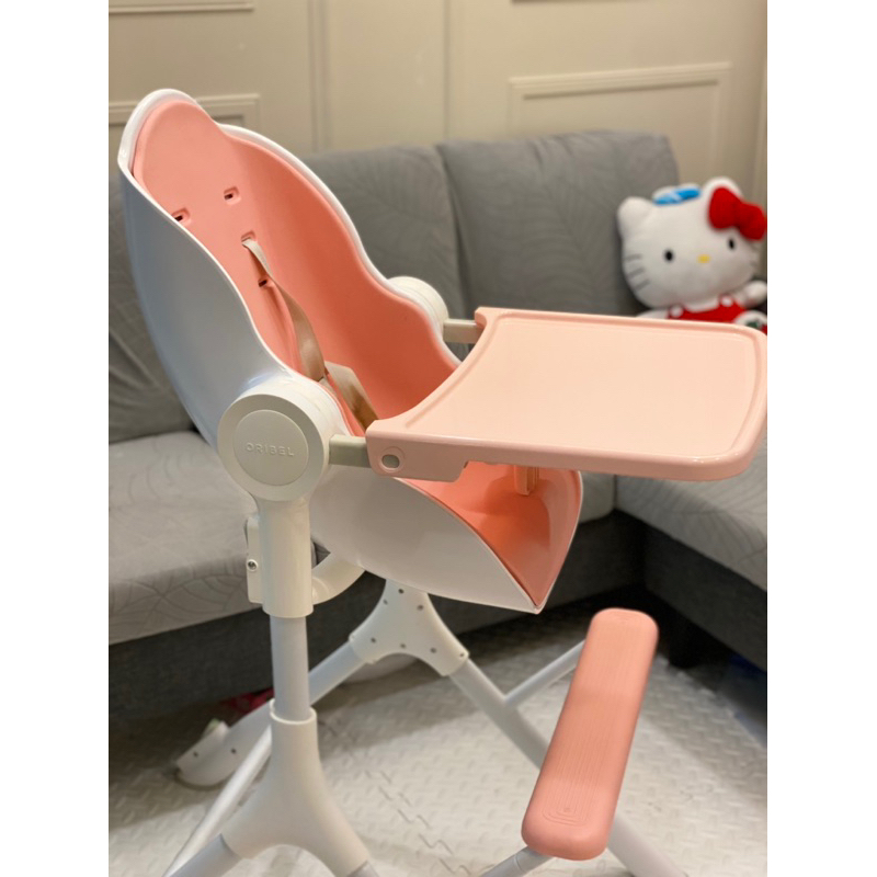 粉色 附椅墊 Oribel Cocoon Z 成長型多功能高腳餐椅