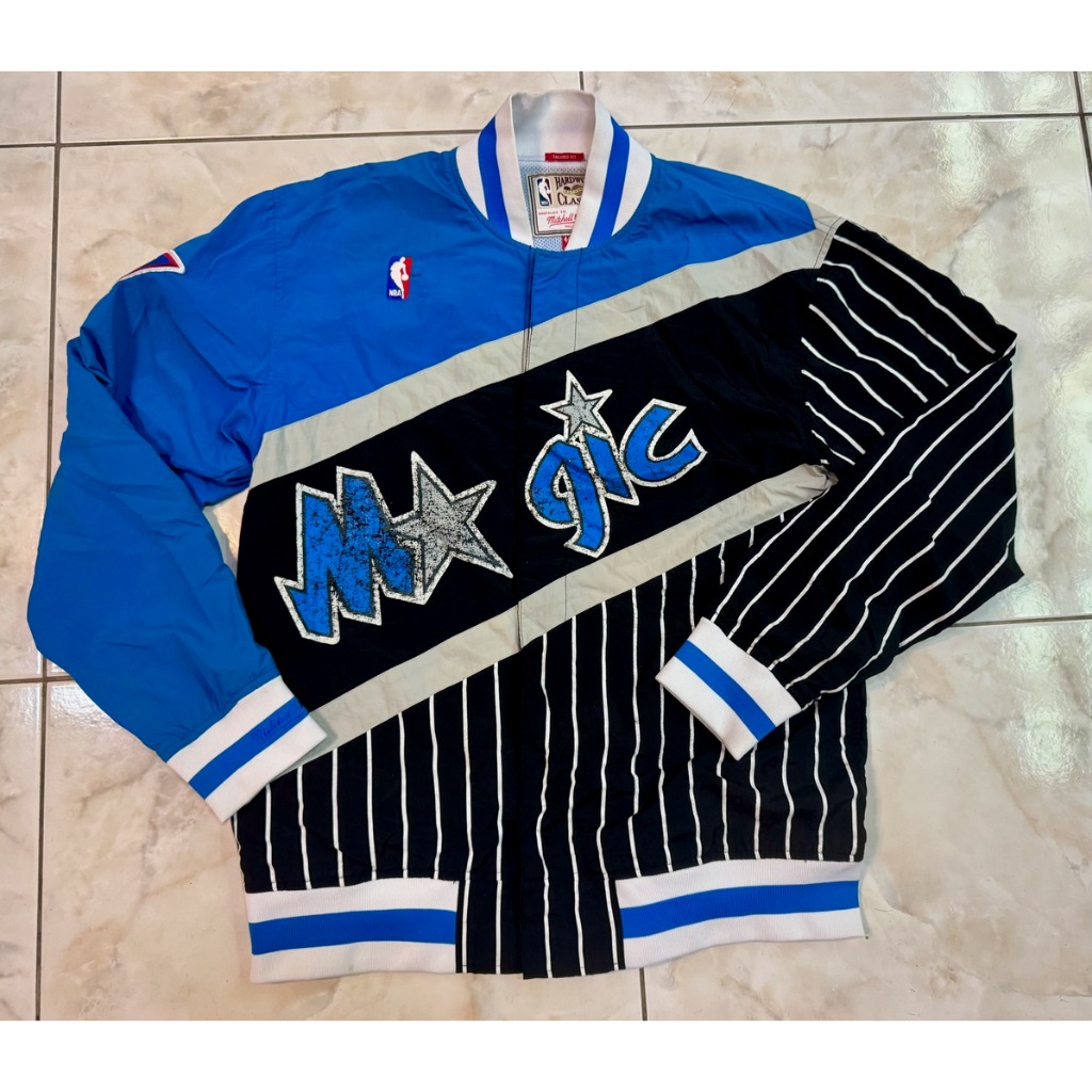 M&amp;N Mitchell &amp; Ness 魔術隊 奧蘭多魔術 O'neal Penny 經典復古 外套 古著 50週年版