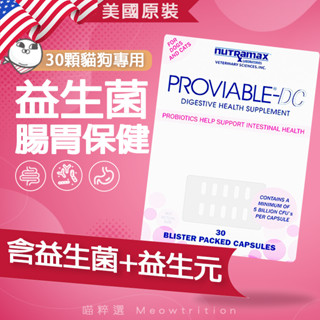 現貨免運🎁美國Nutramax Proviable DC 貓狗 益生菌 狗 貓 腸胃保健 犬 益生菌 寵物保健 家庭號