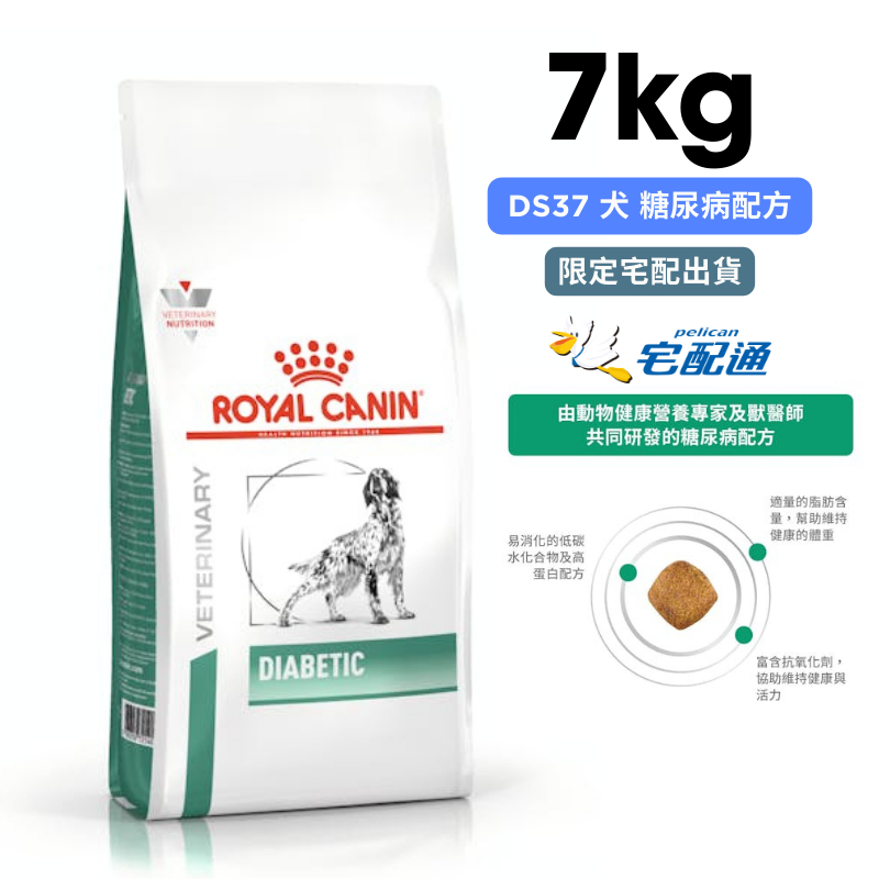 ROYAL CANIN法國皇家 DS37 犬 糖尿病配方 7kg