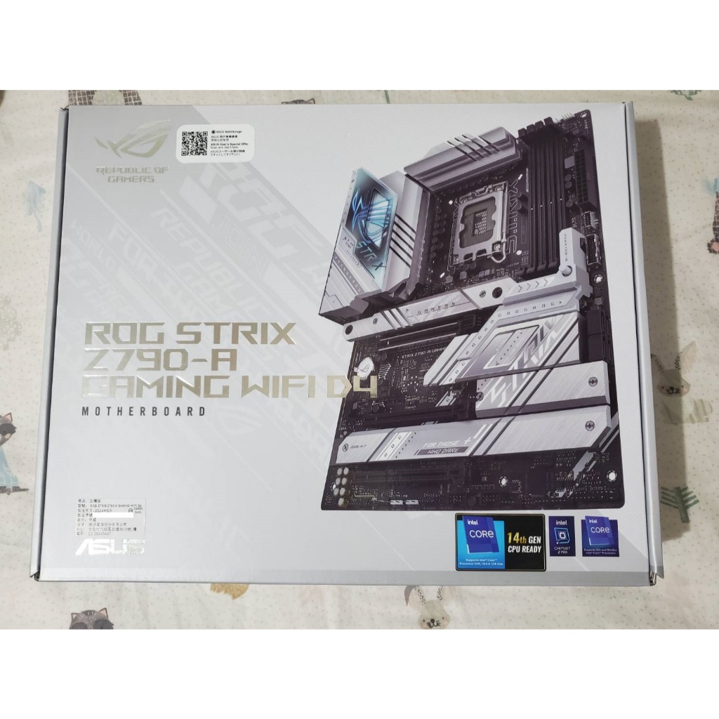 全新 ASUS華碩 ROG STRIX Z790-A GAMING WIFI D4 非 B660 B760 Z690