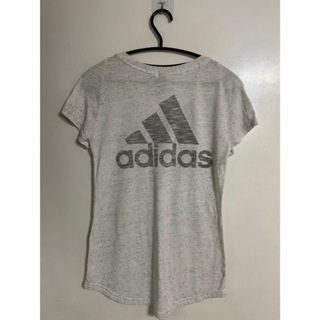 元元屋Adidas愛迪達淺麻灰色休閒上衣S號