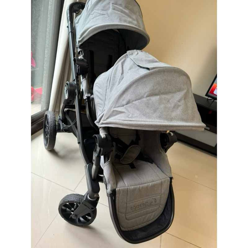 雙人 baby jogger city select LUX 變形金剛