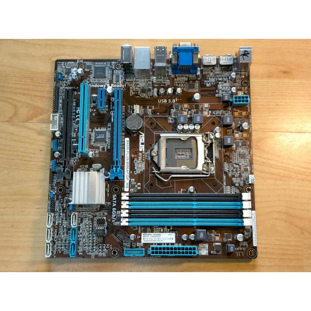 A.1150主機板-華碩ASUS B85M-PLUS/BM6AF/DP 雙通道 DDR3 i3/i5/i7 直購價400