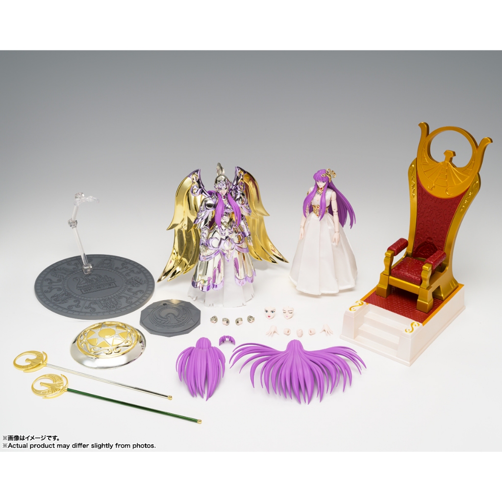 【玩模收藏】正版現貨 聖鬥士 聖衣神話EX 女神雅典娜 &amp; 城戶沙織 Divine Saga Premium Set