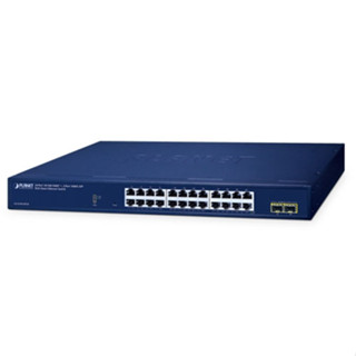 普萊德[GS-2210-24T2S]L2 24x1G RJ45加2x1G SFP 管理型光纖網路交換器