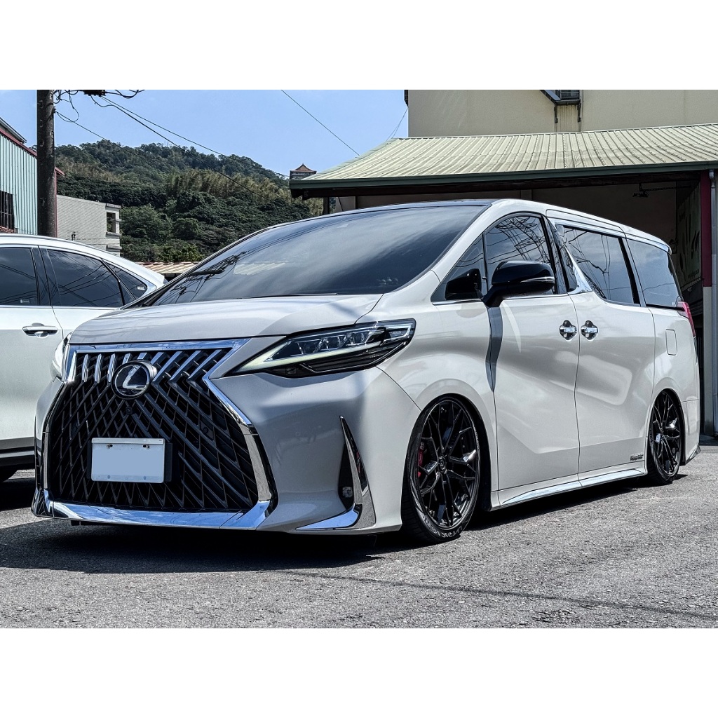 LEXUS LM300h 改裝台灣品秀設計出品Odinsus x AirREX氣壓避震器✦昆億國際✦昆億鋁圈✦美式鋁圈✦