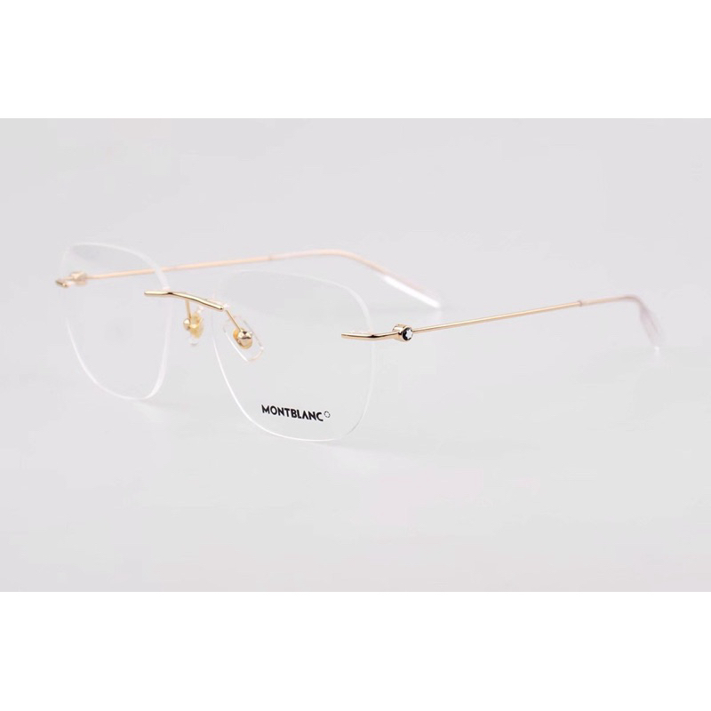 ［Project嚴選] 「Montblanc萬寶龍」 MB0101O超輕高質感無框設計/輕巧細膩光學眼鏡/男女文青設計