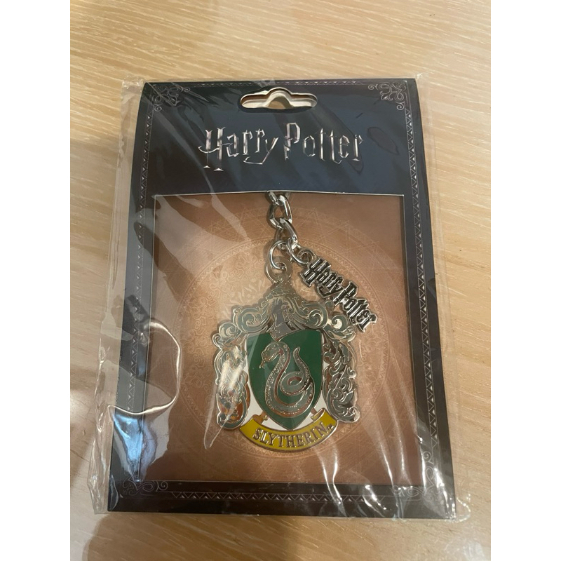 全新 野獸國 哈利波特 史萊哲林 鑰匙圈 徽章 學院 Harry Potter