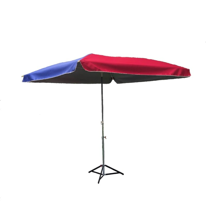 二手【擺攤傘 遮陽傘】攤販傘 大雨傘 80英吋長方形海灘傘(子母傘)含腳架 台灣製