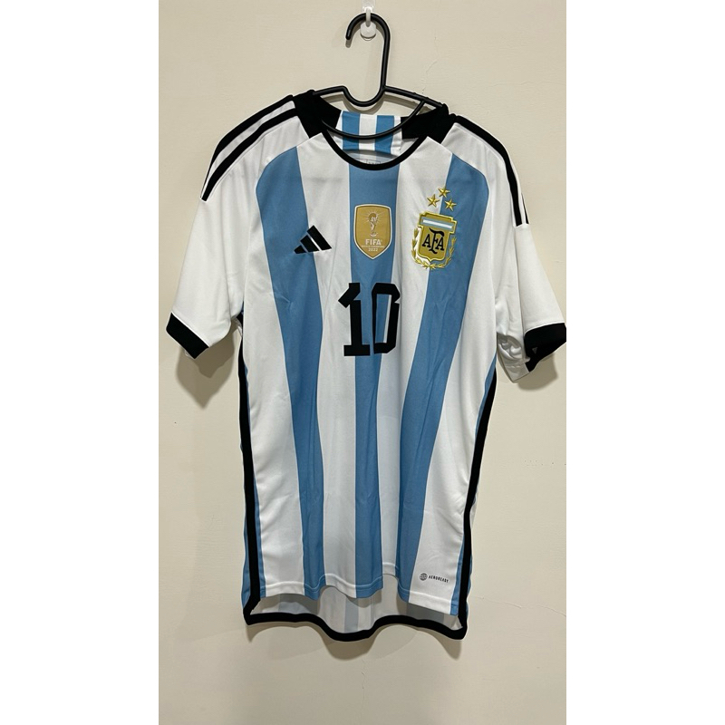 Adidas 22-23 阿根廷國家隊主場 三星 梅西球衣 （M）全新球迷版
