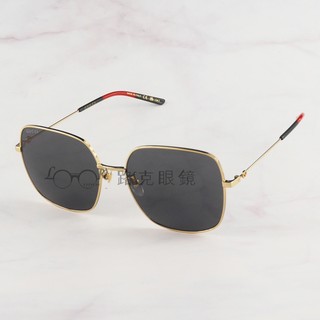 【LOOK路克眼鏡】Gucci 太陽眼鏡 金色 金屬 灰色鏡片 GG1195SK 003