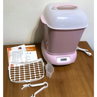 日本康貝 Combi Pro 360 TM-708C1 優雅粉 高效消毒烘乾鍋 奶瓶消毒機 奶瓶烘乾機