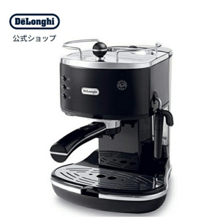 【二手良品】日本 Delonghi 迪朗奇 復古義式咖啡機 卡布奇諾 奶泡 經典款 ECO310 黑色