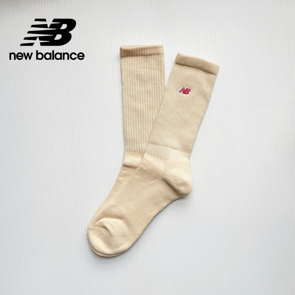 【New Balance】 NB 刺繡LOGO舒適棉襪_中性_米杏色_LAS33761LIN
