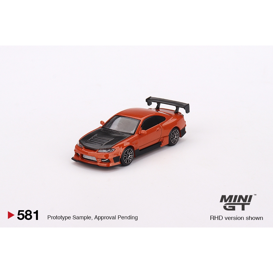 【阿雲】Mini GT #581 1/64 Nissan Silvia S15 橘色