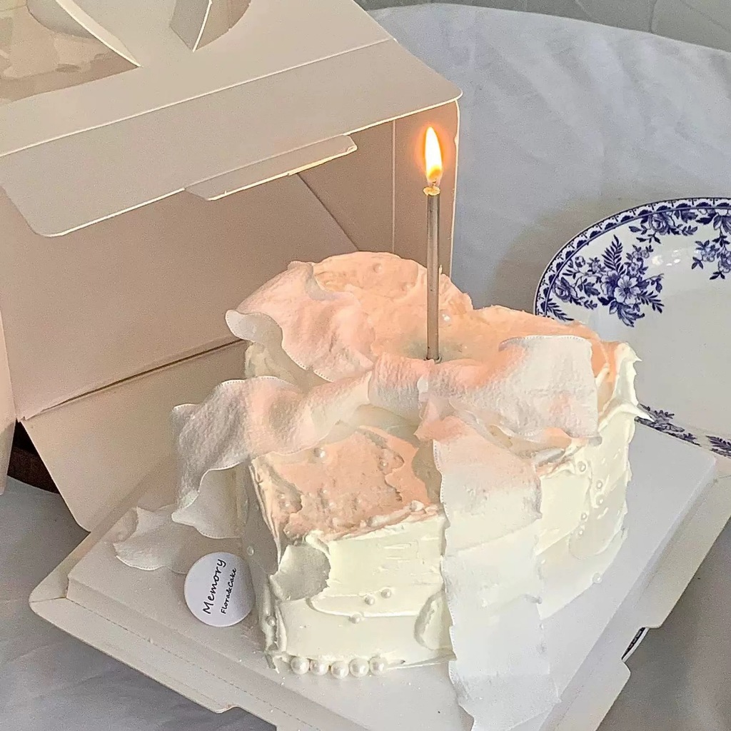 french butter. 網紅銀色蠟燭 生日蛋糕蠟燭 韓系蠟燭 派對佈置 蛋糕裝飾