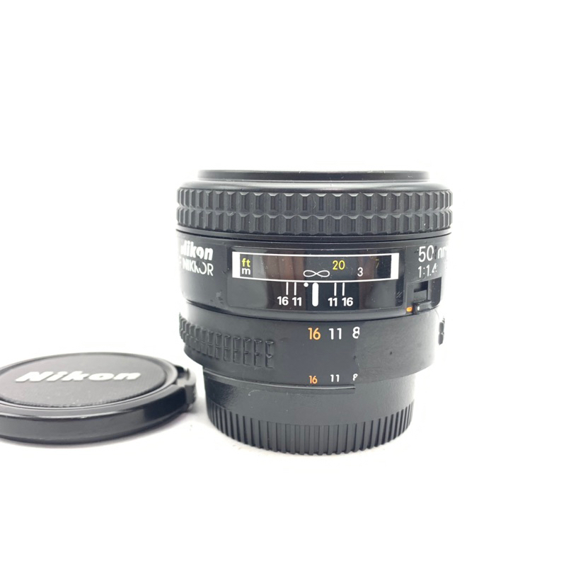 尼康 Nikon NIKKOR AF 50mm f1.4 D 大光圈標準鏡頭 日本製 人像鏡 實用良品 (三個月保固)