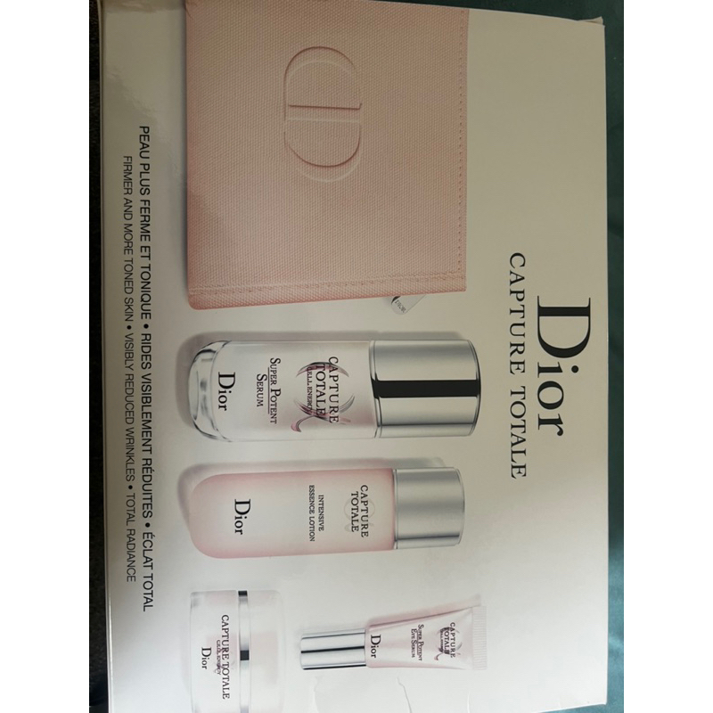 全新未拆封效期2024.10百貨公司購入Dior 迪奧逆時能量精華組50ml