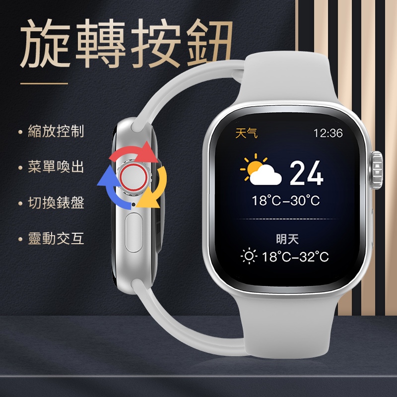 新店下殺免運 智慧型通話手錶 智能穿戴手錶 智慧手錶 適用蘋果/iOS/安卓/三星/小米 藍芽手錶 藍牙手錶 無線手錶