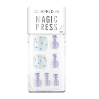 【DASHING DIVA】 MAGICPRESS足部薄型美甲片_閃耀金沙