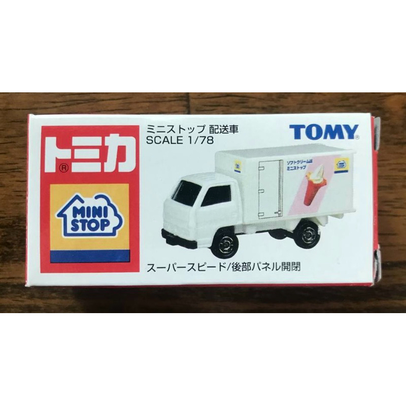 TOMY TOMICA 舊藍標 mini stop ice cream 冰淇淋 配送車 卡車 貨車 宅急便 宅配車 藍標