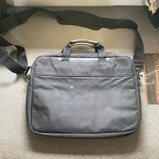 《二手良品》ASUS 黑色尼龍電腦包 手提斜背筆電包