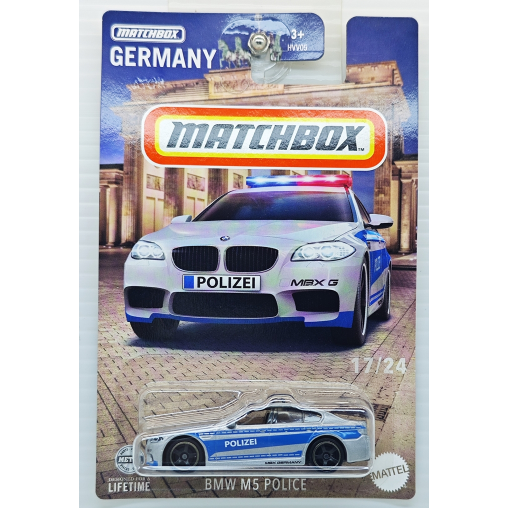 火柴盒 MATCHBOX BMW M5 POLICE 寶馬 米漿 警車 歐洲汽車系列 五系 5 系