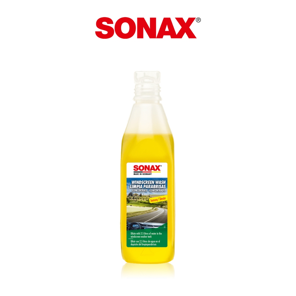 SONAX 中性超濃縮雨刷精250ml 清晰視野 清潔除油膜 增加行車安全 保護雨刷膠條  軟骨.矽膠雨刷均適用