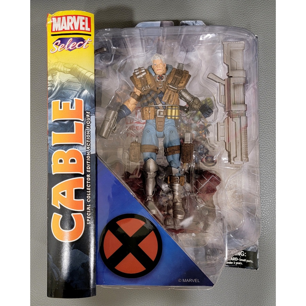 全新現貨 美國帶回 Marvel Select 機堡 Cable 漫畫版 漫威 X戰警 X-MEN