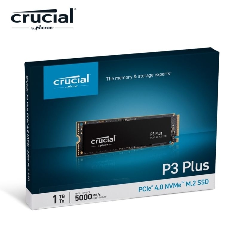 美光Micron Crucial P3 Plus 1TB 固態硬碟 全新現貨降價出清