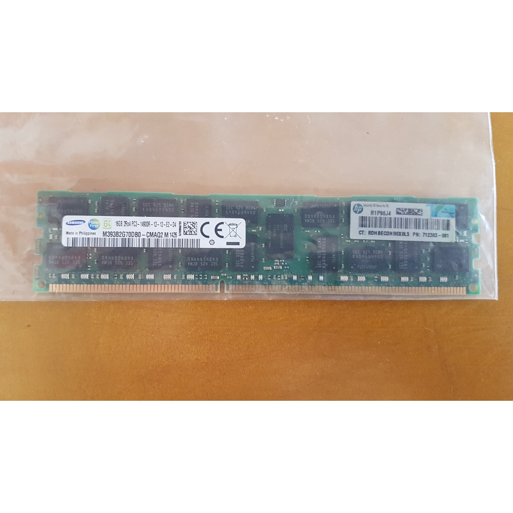 【桌機記憶體】Samsung 三星 DDR3 1600MHz 16GB『 M393B2G70DB0-YK0』二手拆機良品