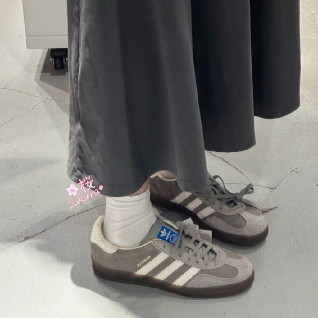 新款 Adidas Originals Gazelle Indoor 灰白 灰色 粉色 紅色 休閒鞋  男女同款