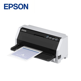 EPSON LQ-690CII 點矩陣印表機 送原廠色帶(適用列印票據表單 / 極速列印 / 節能省空間)