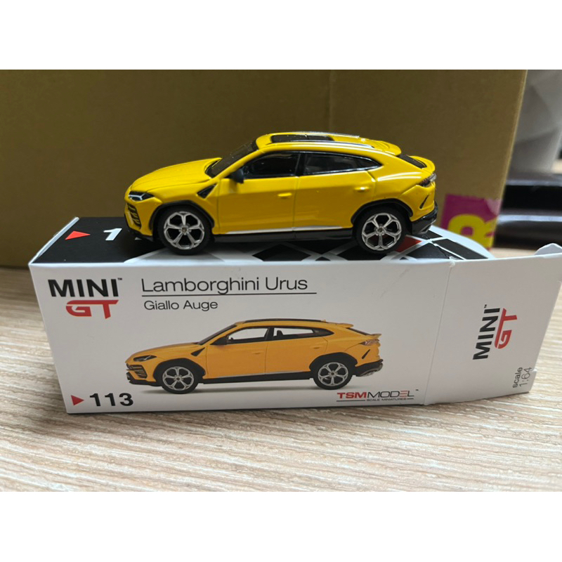 【QIYI SHOP】Mini gt 113 Lamborghini Urus  Giallo Auge