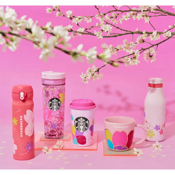 【現貨全新】日本2024星巴克Starbucks 櫻花季 限定杯 保溫瓶 500ML