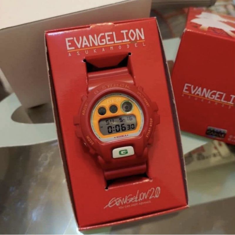 CASIO G-SHOCK x EVANGELION DW-6900 EVA 02 福音戰士 明日香