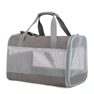 Heine海恩 WIN-6011透氣寵物包側背包提包 網窗多開口設計 (牛津布/黑藍灰3色/大容量/6kg貓狗)