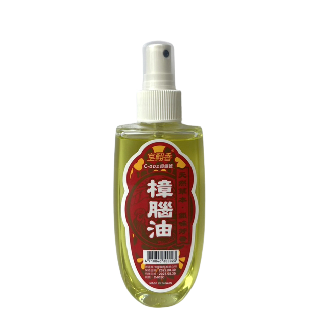 ***多多補給站***【室翲香】天然樟腦油噴霧 100ml｜天然防蚊 室內空氣清新 樟腦油