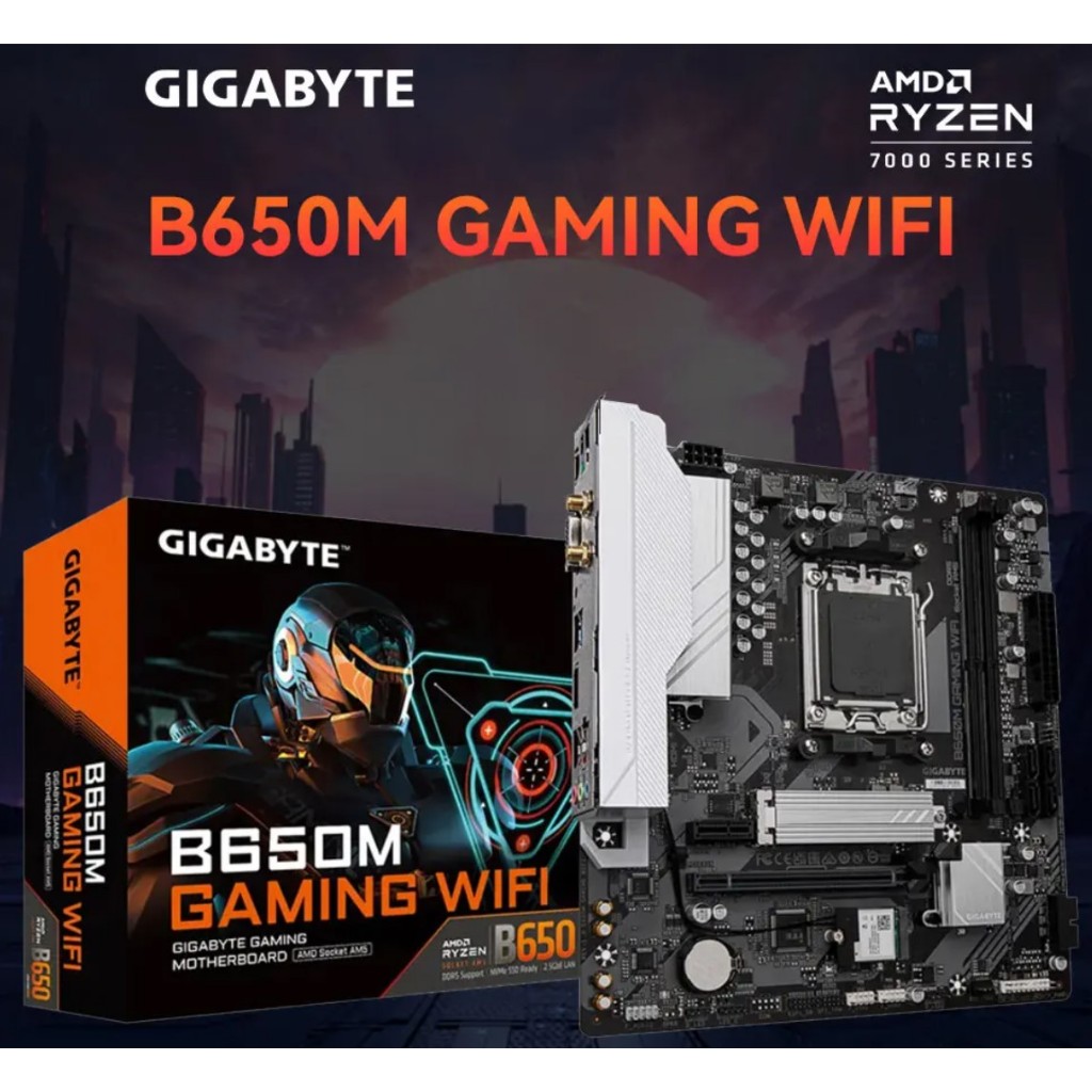 『已拆封 未使用』技嘉 B650M GAMING WIFI M-ATX AM5 DDR5 主機板 GIGABYTE