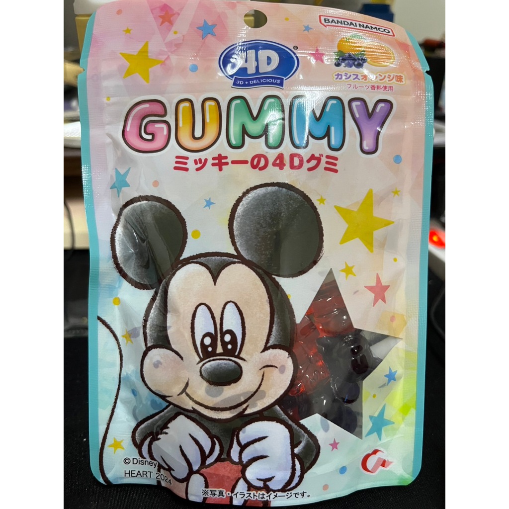 💗現貨免運💗🇯🇵日本限定 BANDAI GUMMY  三麗鷗大耳狗 Kitty 米奇 4D立體軟糖水果軟糖